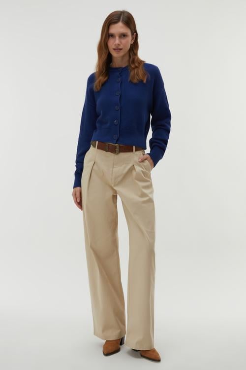  DÜĞMELİ CROP HIRKA