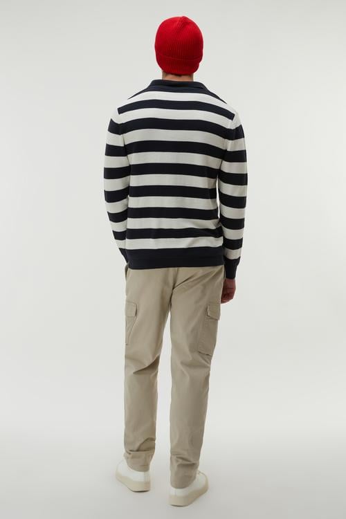 PAMUK KARIŞIMLI STRAIGHT FIT KARGO PANTOLON