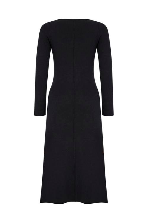  A FORM MİDİ TRİKO ELBİSE