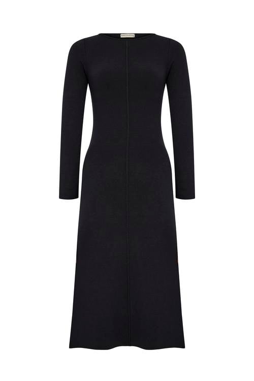 A FORM MİDİ TRİKO ELBİSE