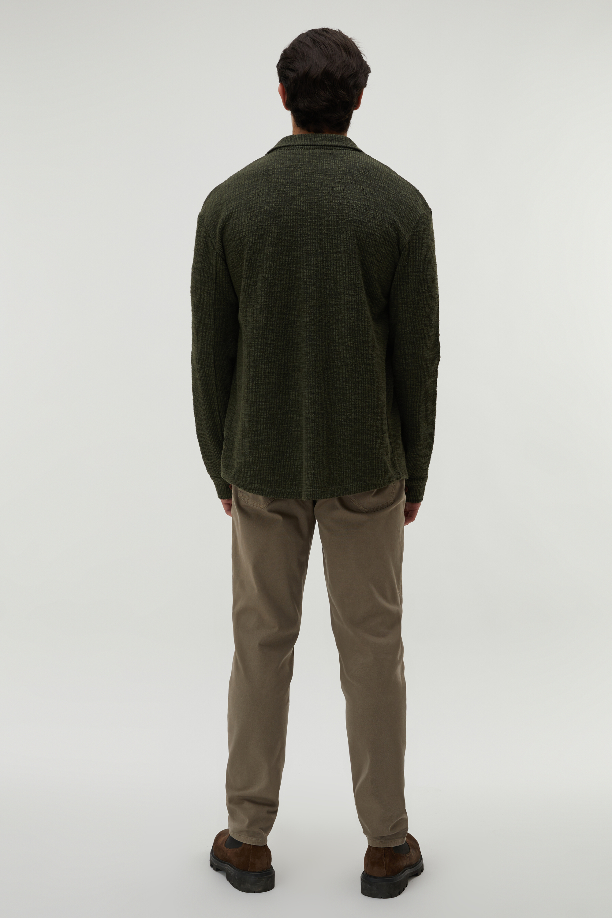 REGULAR FIT TEKSTÜRLÜ GÖMLEK CEKET