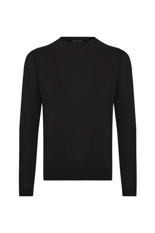 BİSİKLET YAKA MODAL KAZAK