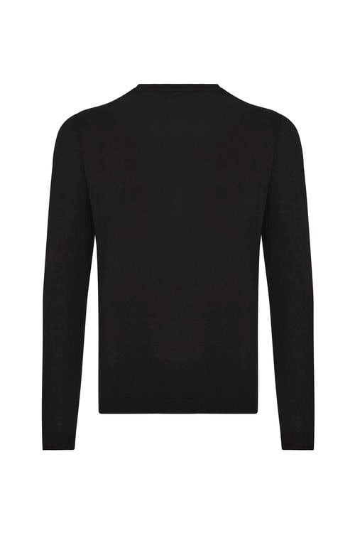 BİSİKLET YAKA MODAL KAZAK