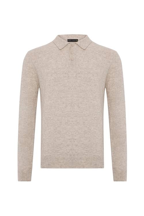 YÜN KARIŞIMLI POLO YAKA KAZAK