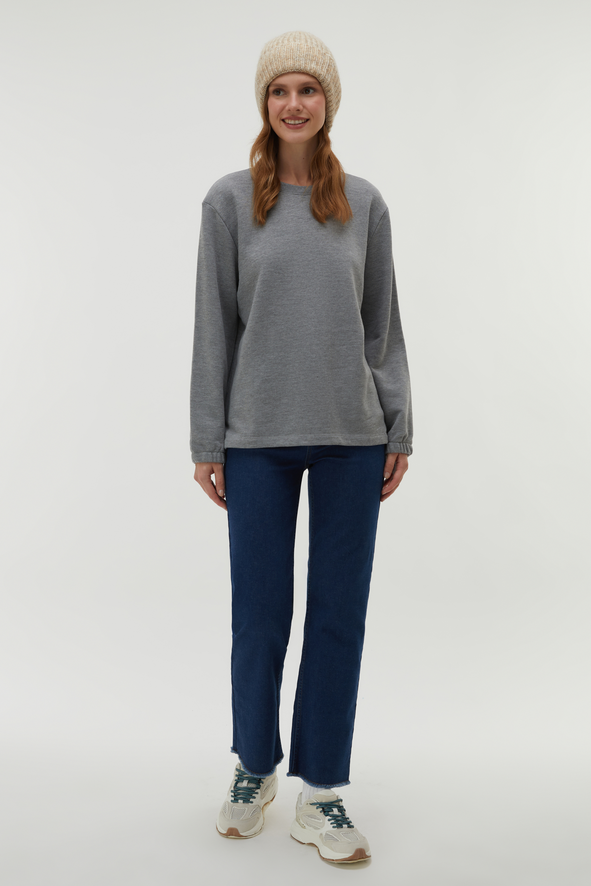 BİLEĞİ LASTİKLİ SWEATSHIRT