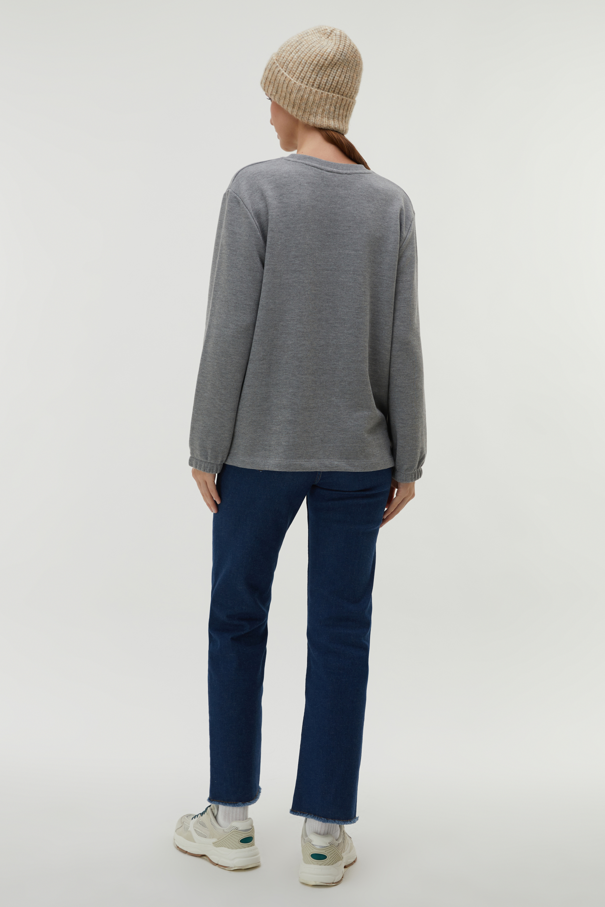 BİLEĞİ LASTİKLİ SWEATSHIRT