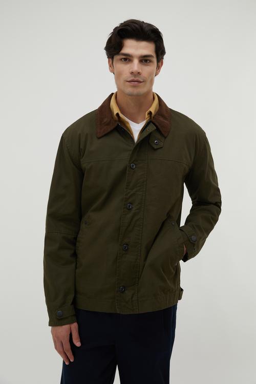  OVERSIZE KADİFE YAKA MONT CEKET