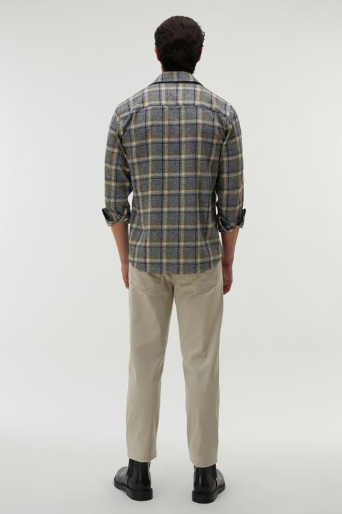 EKOSELİ REGULAR FIT UZUN KOLLU GÖMLEK