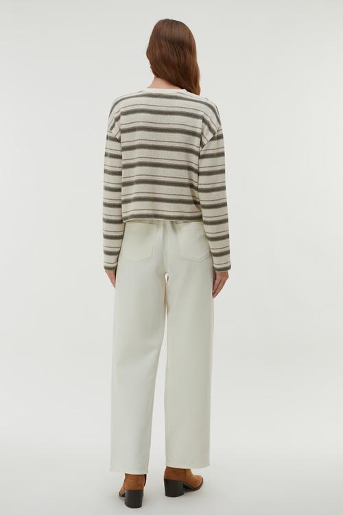  ÇİZGİLİ LOOSE FIT KAZAK