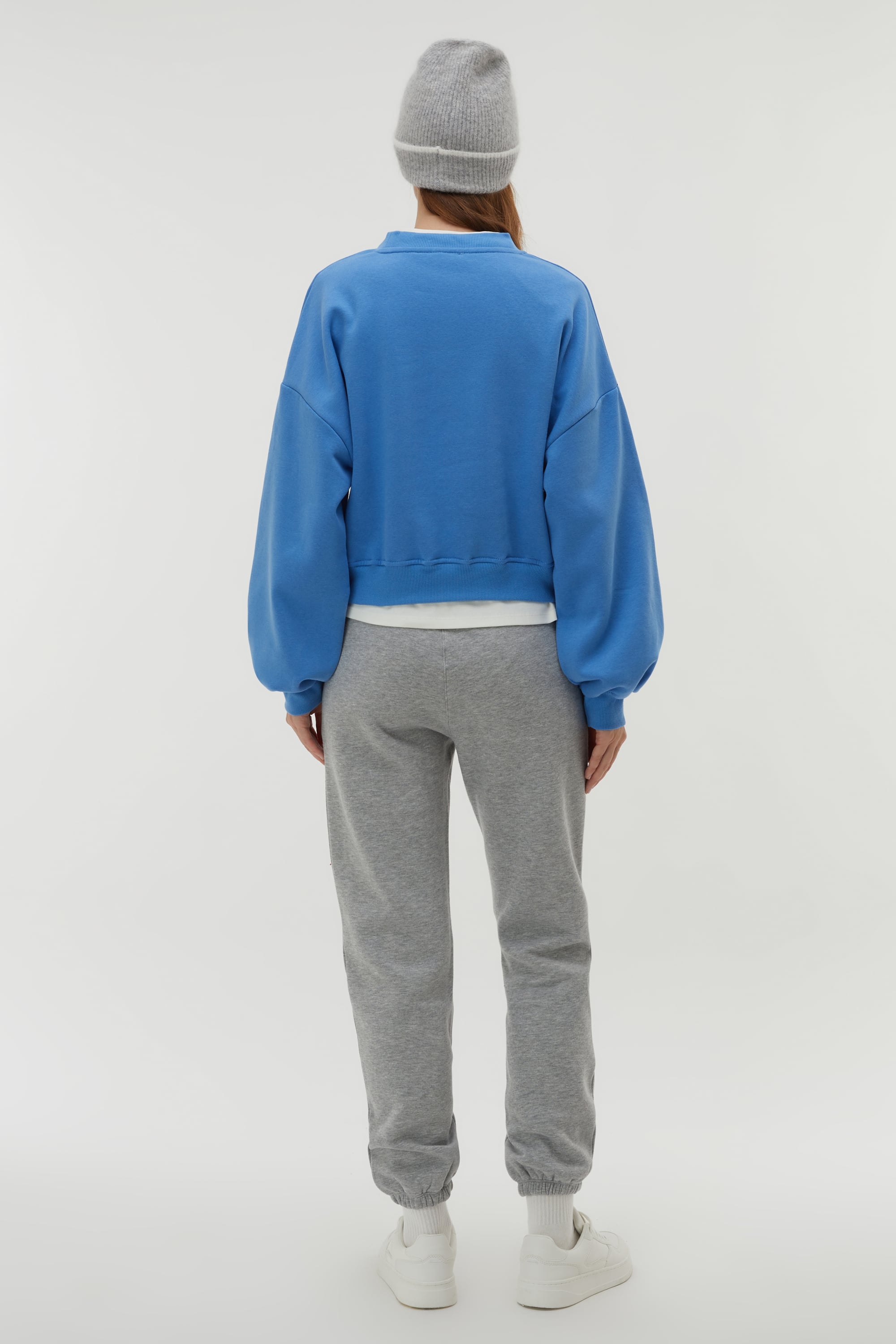 BİSİKLET YAKA SWEATSHIRT