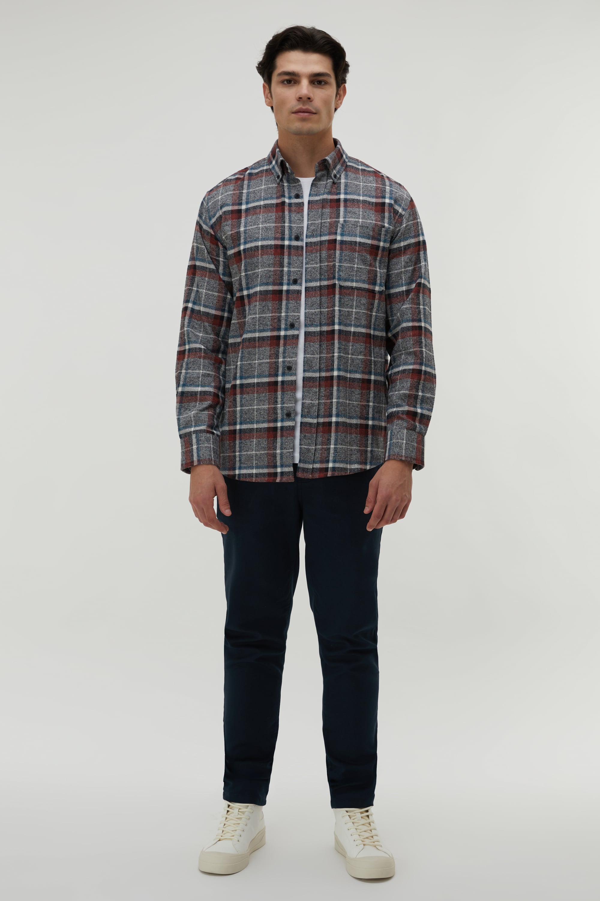 EKOSELİ REGULAR FIT UZUN KOLLU GÖMLEK