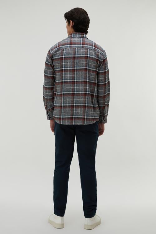 EKOSELİ REGULAR FIT UZUN KOLLU GÖMLEK