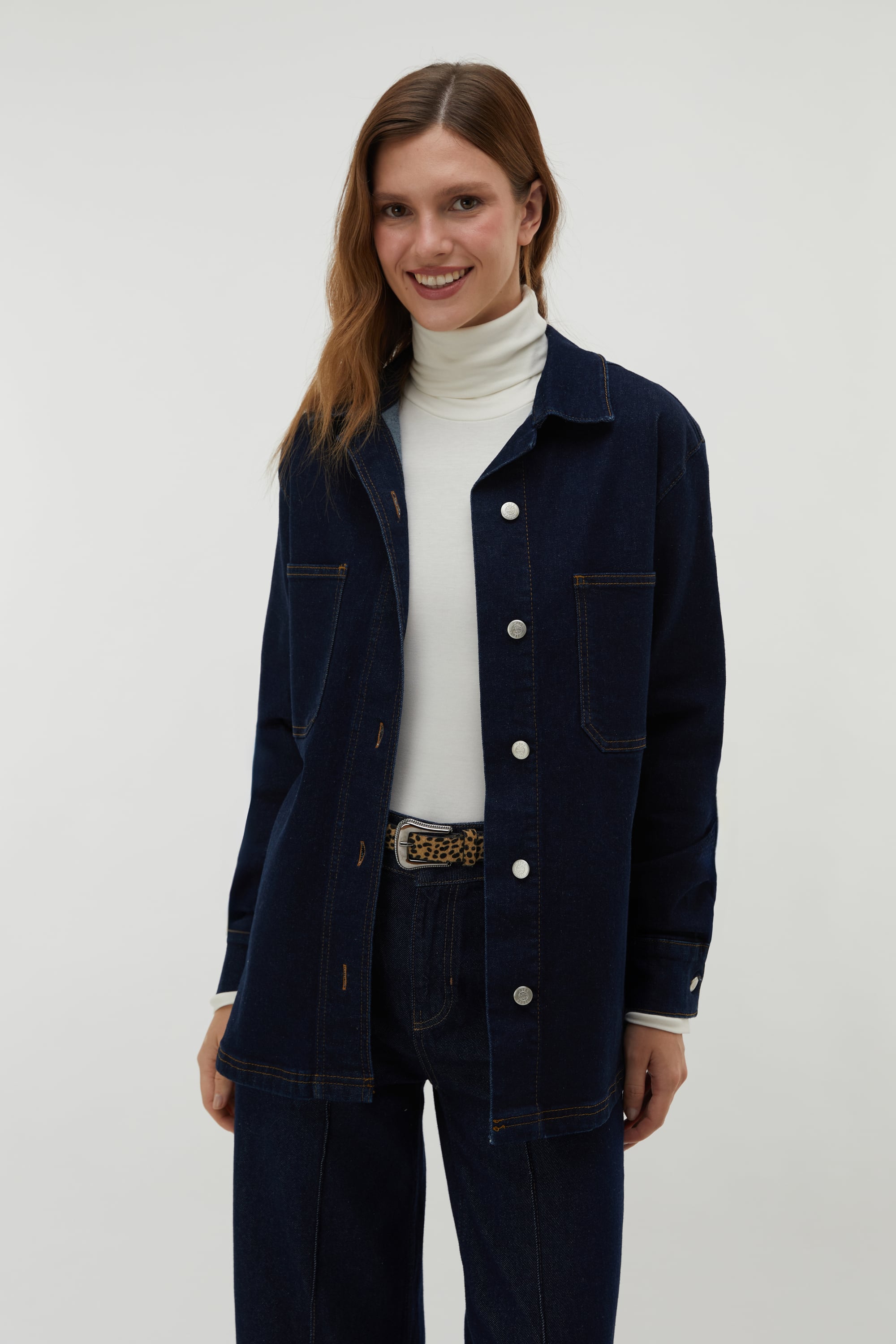 DÜĞMELİ JEAN CEKET