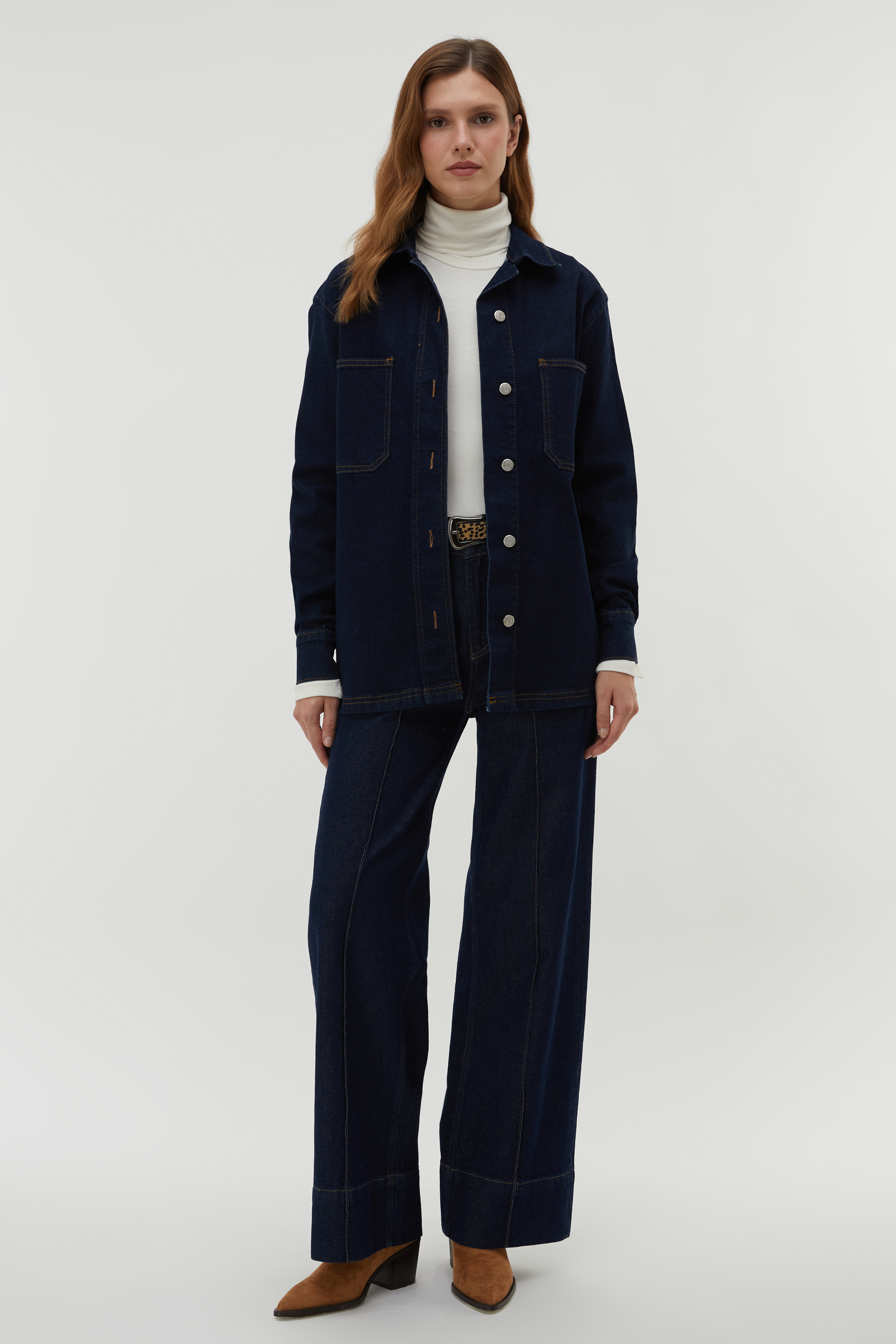 DÜĞMELİ JEAN CEKET