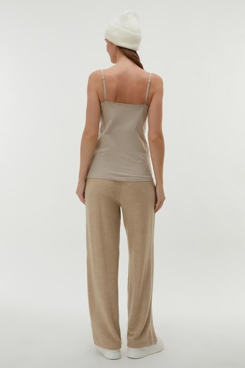 BELİ LASTİKLİ ÖRME PANTOLON