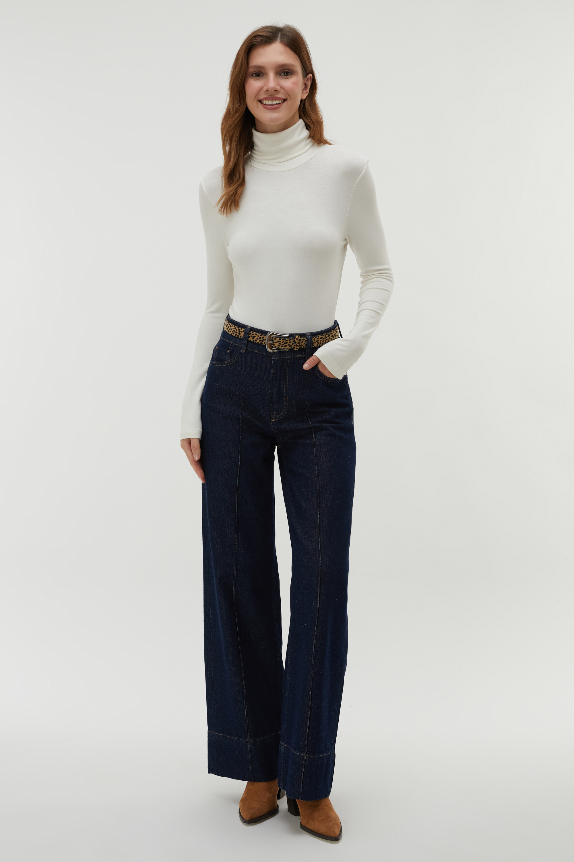 WIDE LEG JEAN PANTOLON