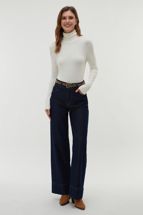  WIDE LEG JEAN PANTOLON
