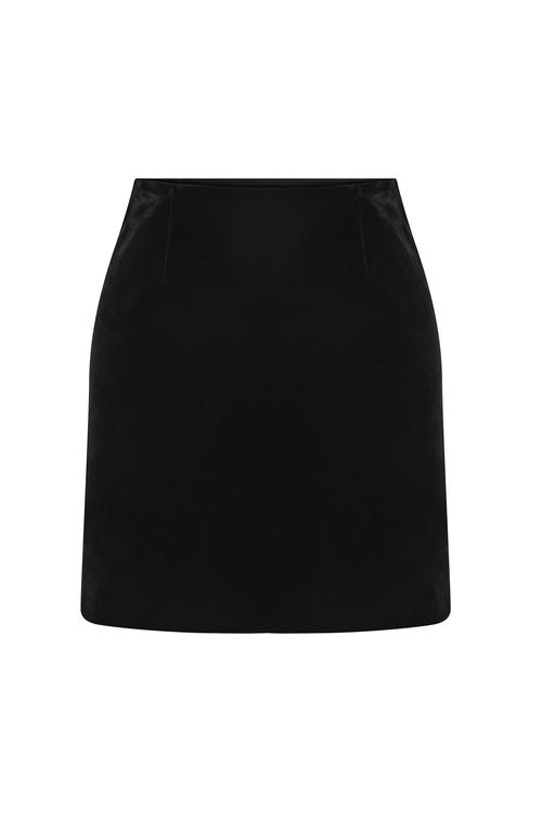  KADİFE GÖRÜNÜMLÜ MİNİ ETEK