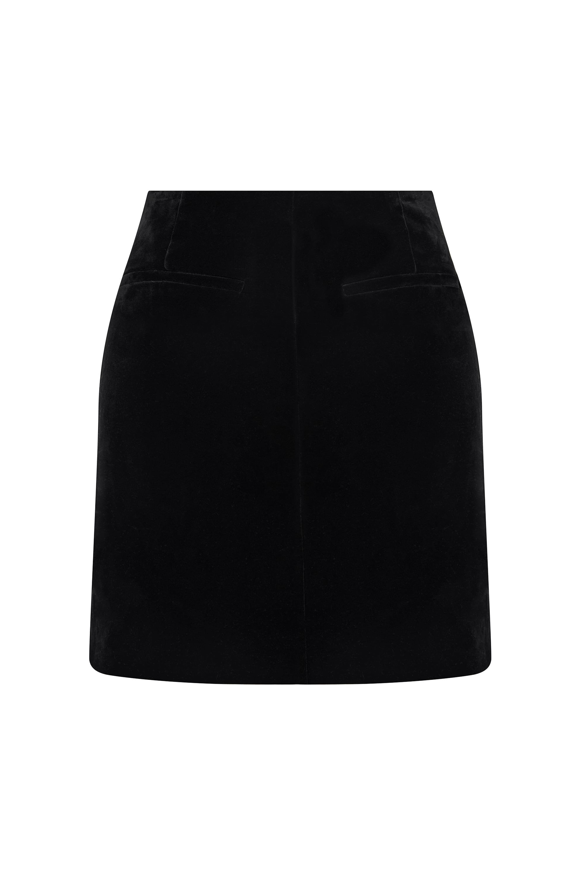 KADİFE GÖRÜNÜMLÜ MİNİ ETEK