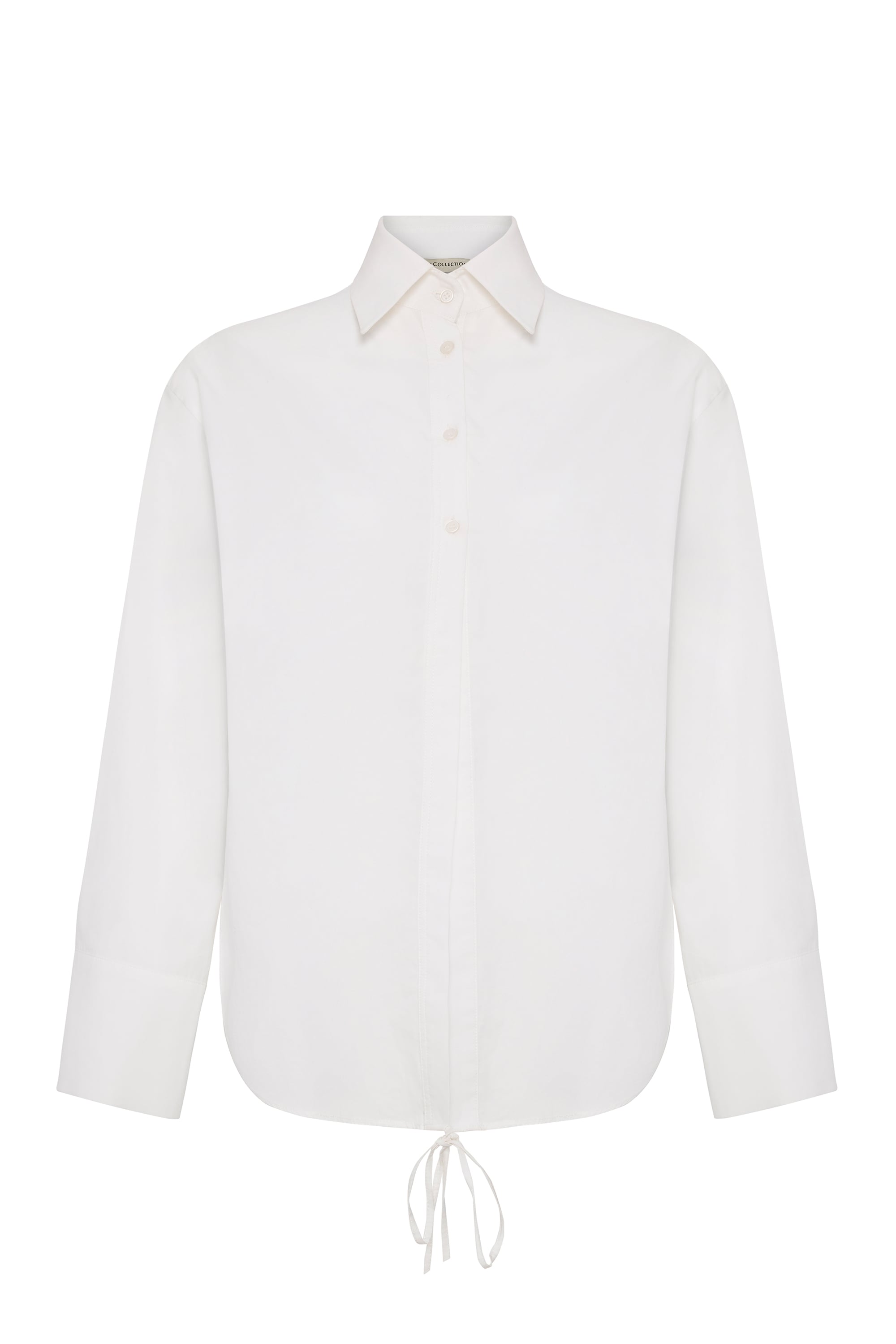 BAĞLAMALI UZUN KOLLU GÖMLEK