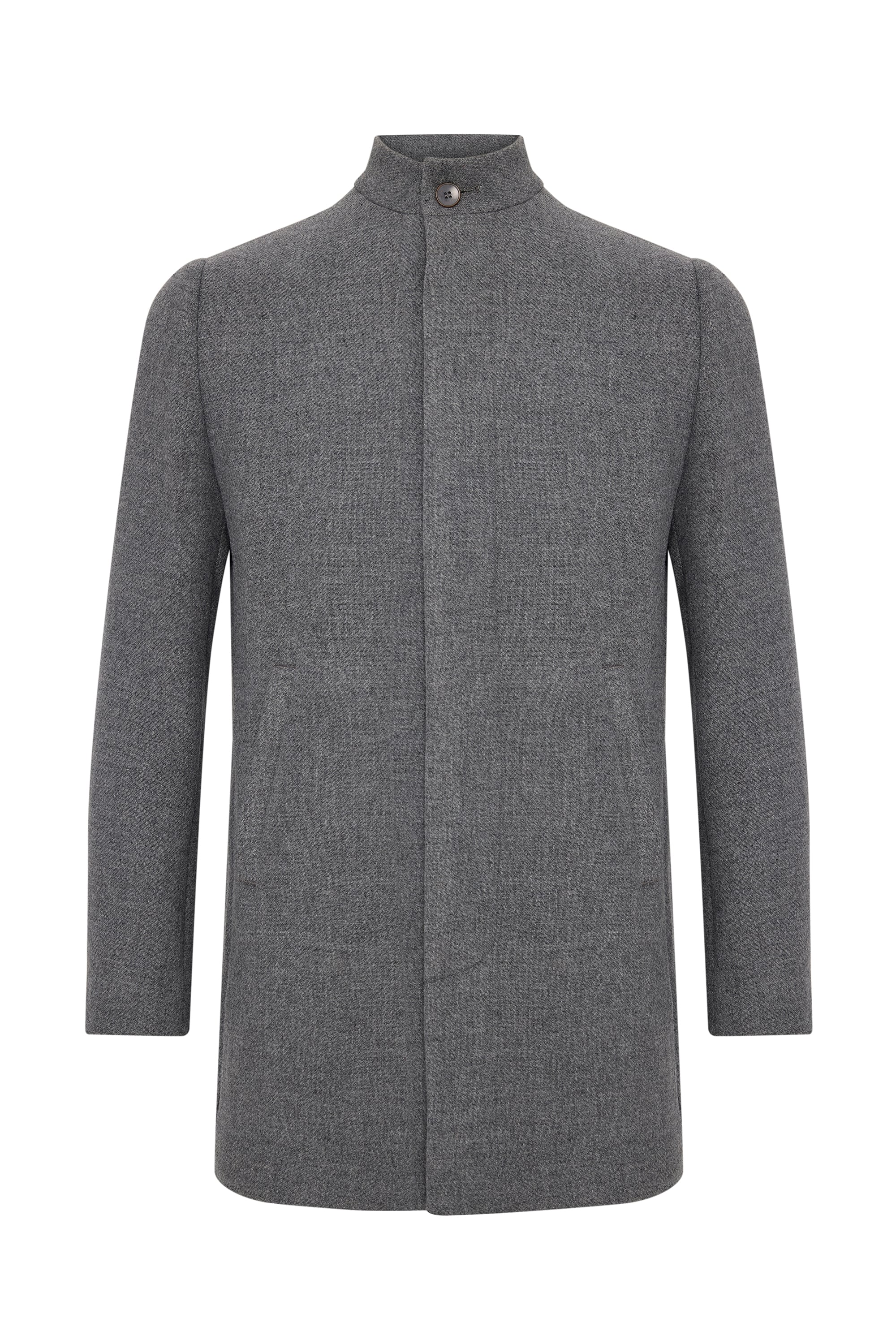 DİK YAKA KAŞE KABAN