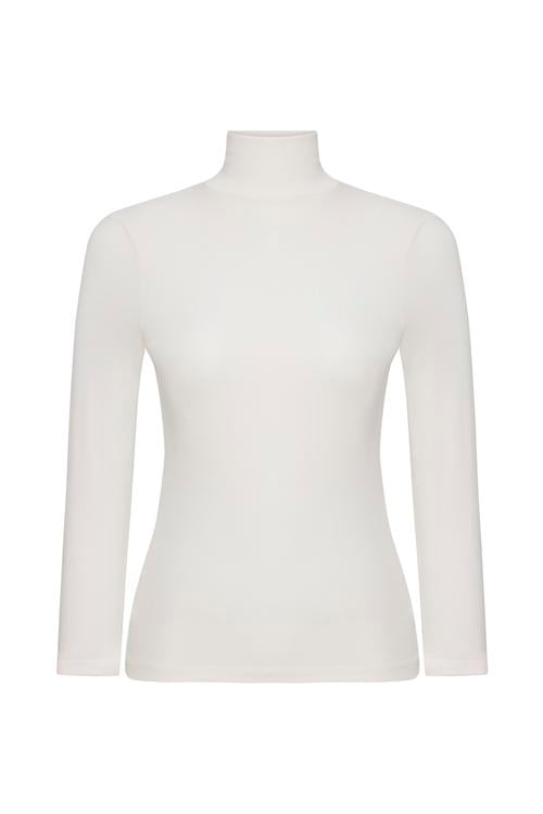  DİK YAKA UZUN KOLLU T-SHIRT