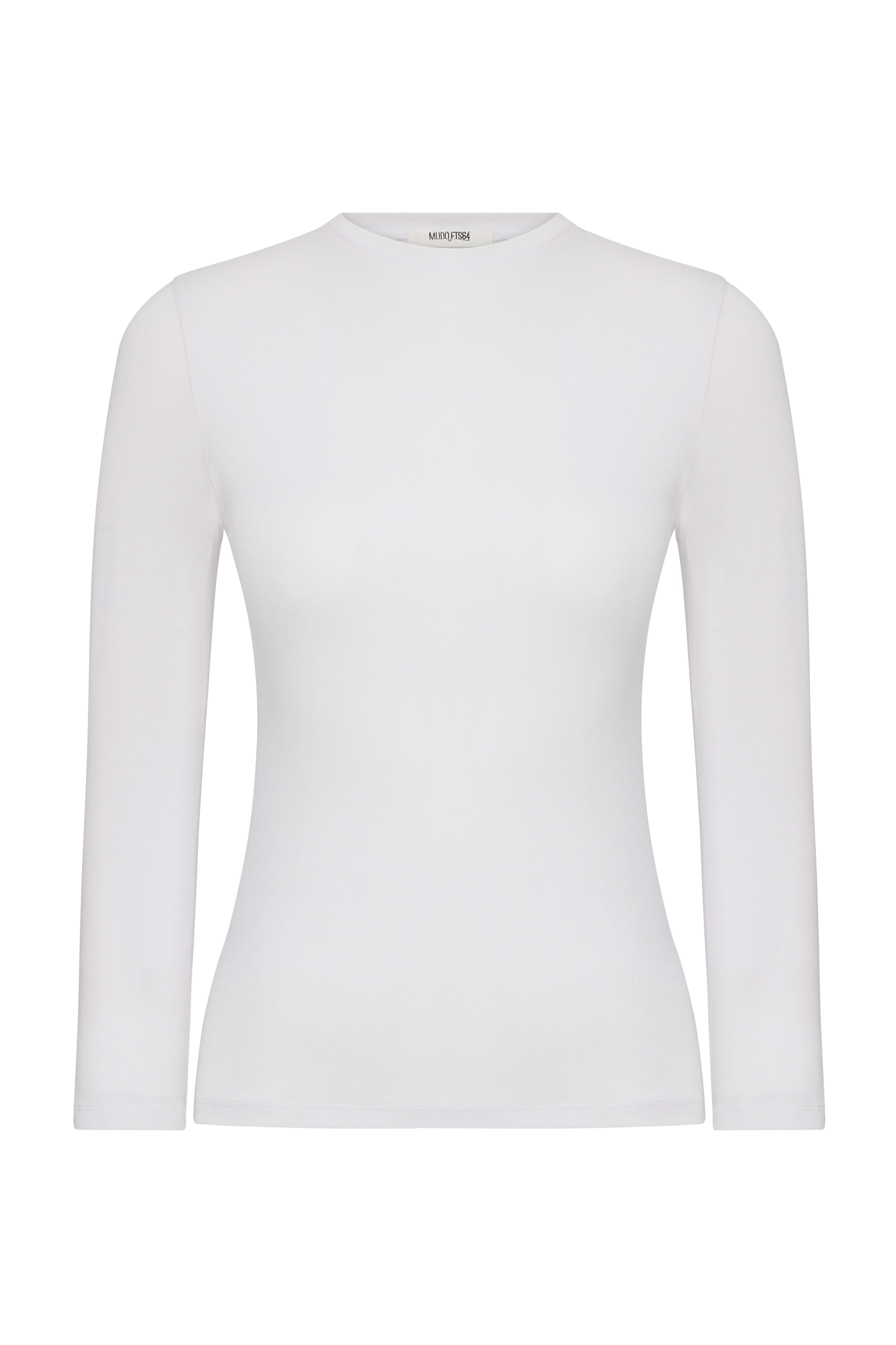 BİSİKLET YAKA UZUN KOLLU T-SHIRT