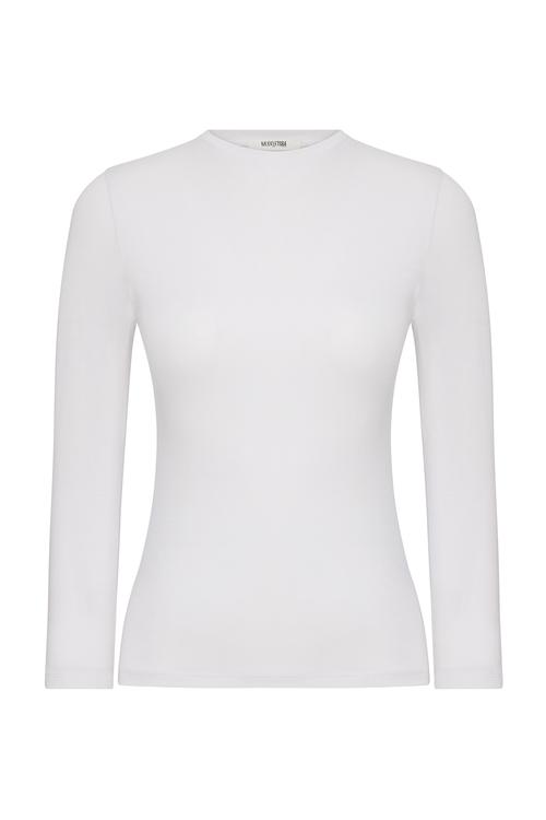  BİSİKLET YAKA UZUN KOLLU T-SHIRT