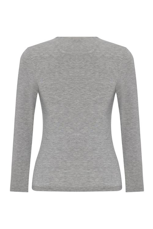  BİSİKLET YAKA UZUN KOLLU T-SHIRT