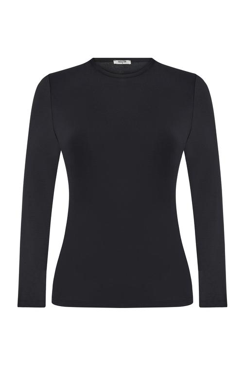  BİSİKLET YAKA UZUN KOLLU T-SHIRT