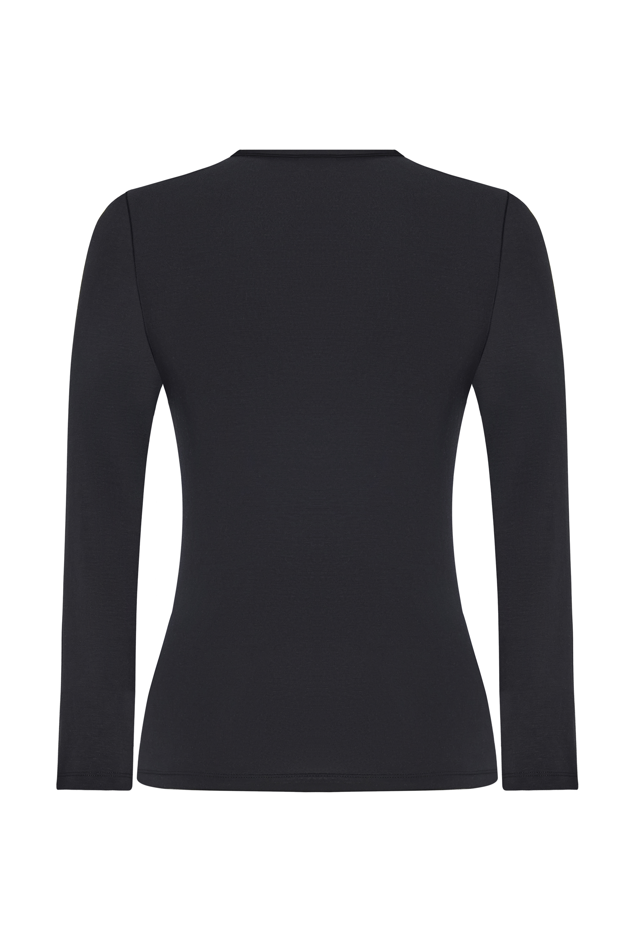 BİSİKLET YAKA UZUN KOLLU T-SHIRT