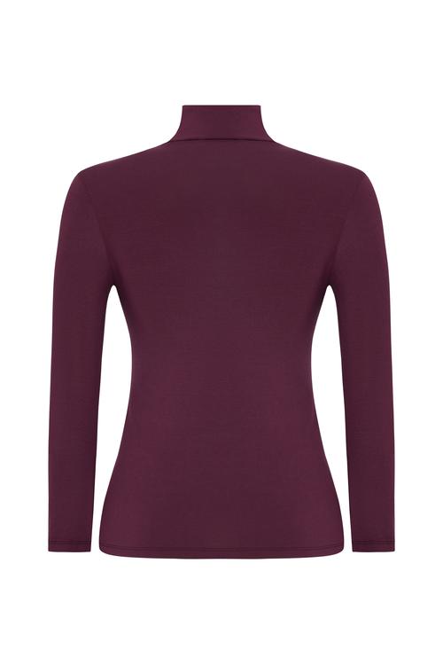  DİK YAKA UZUN KOLLU T-SHIRT