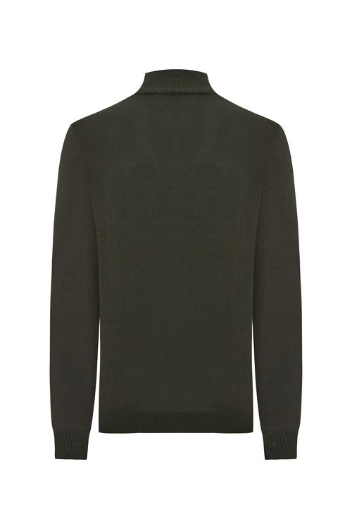  DİK YAKA UZUN KOLLU KAZAK