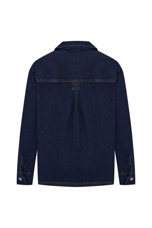  DÜĞMELİ JEAN CEKET