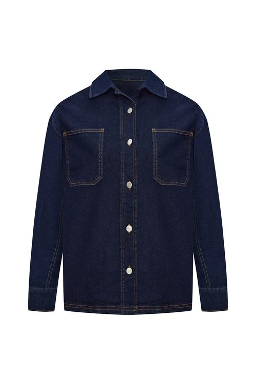  DÜĞMELİ JEAN CEKET