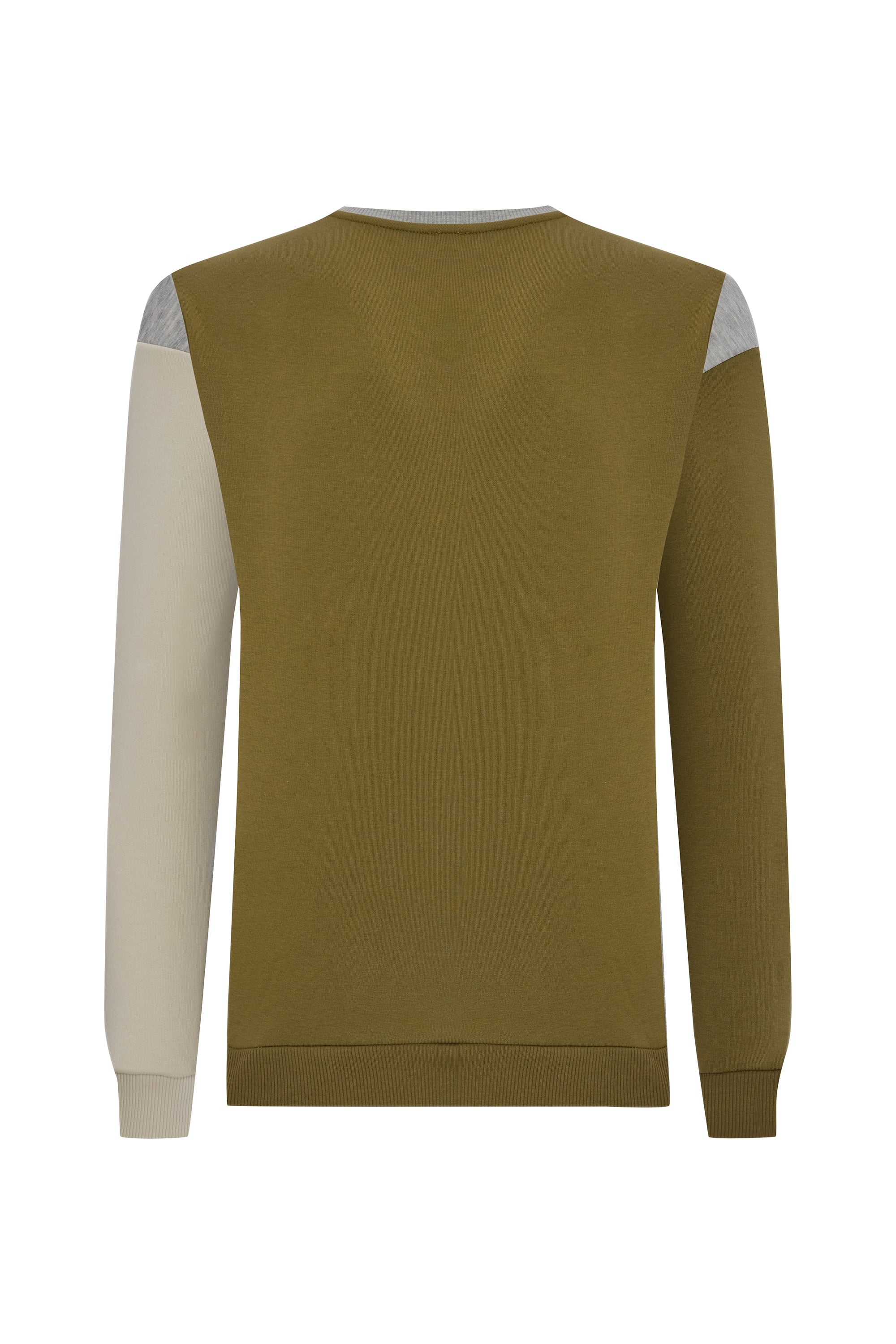 ÇOK RENKLİ BİSİKLET YAKA SWEATSHIRT