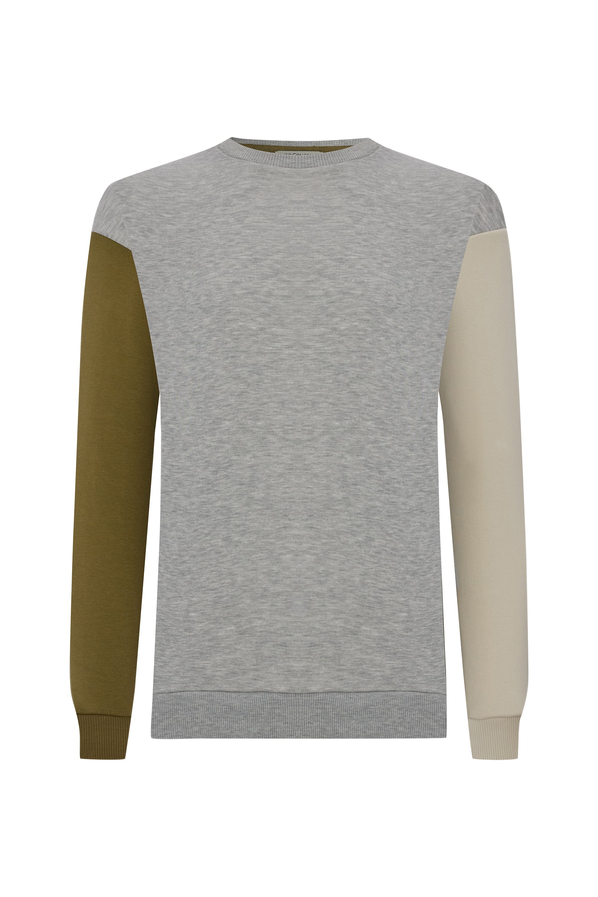 ÇOK RENKLİ BİSİKLET YAKA SWEATSHIRT