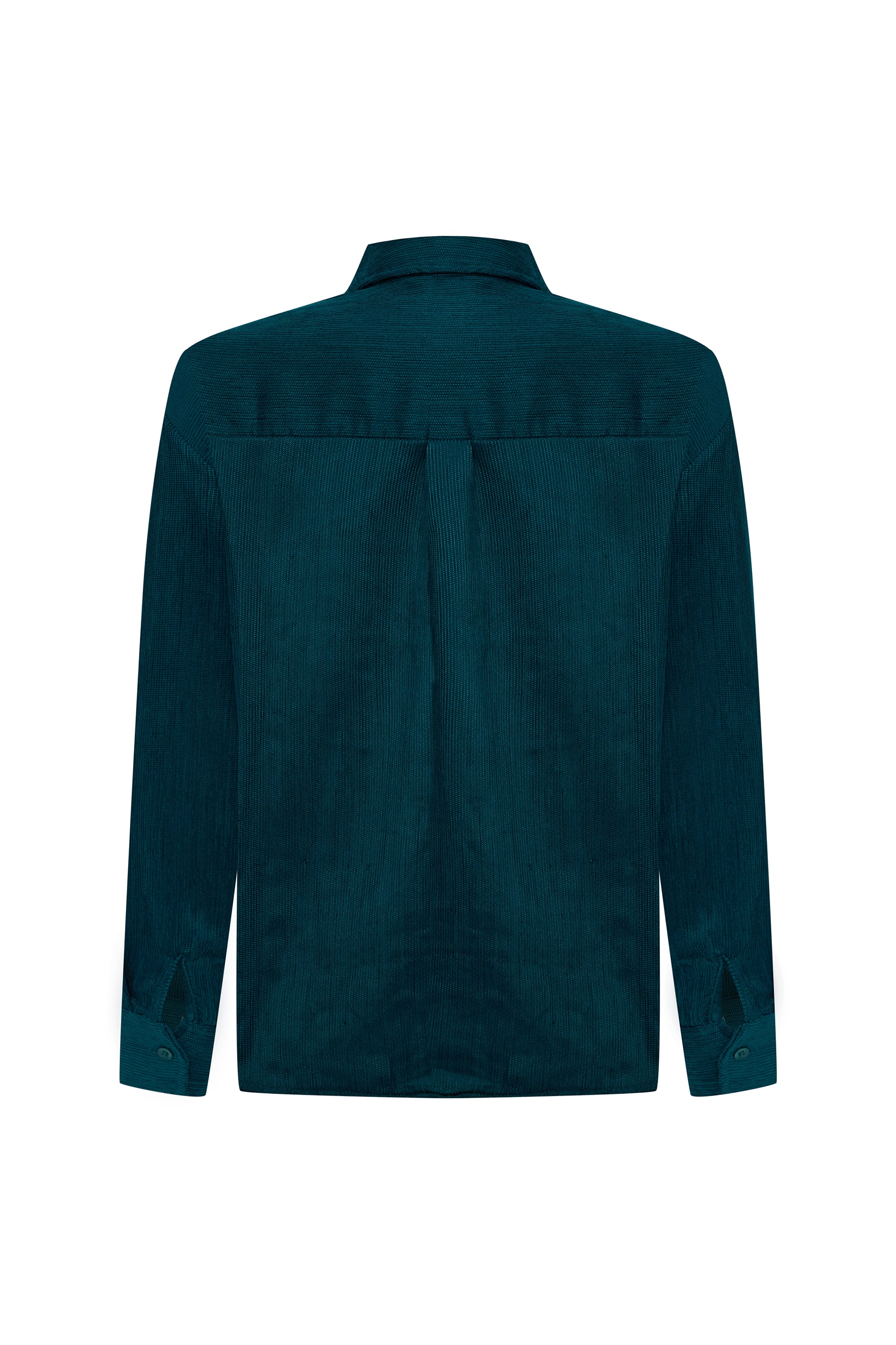 DOKULU UZUN KOLLU GÖMLEK