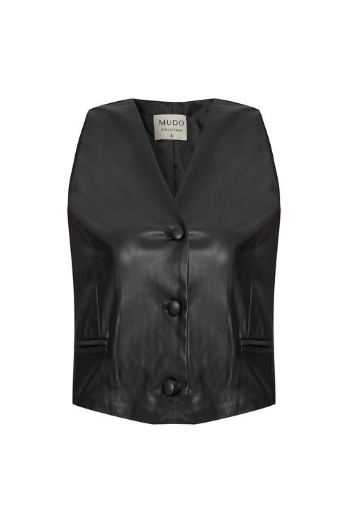 DERİ GÖRÜNÜMLÜ SMART YELEK