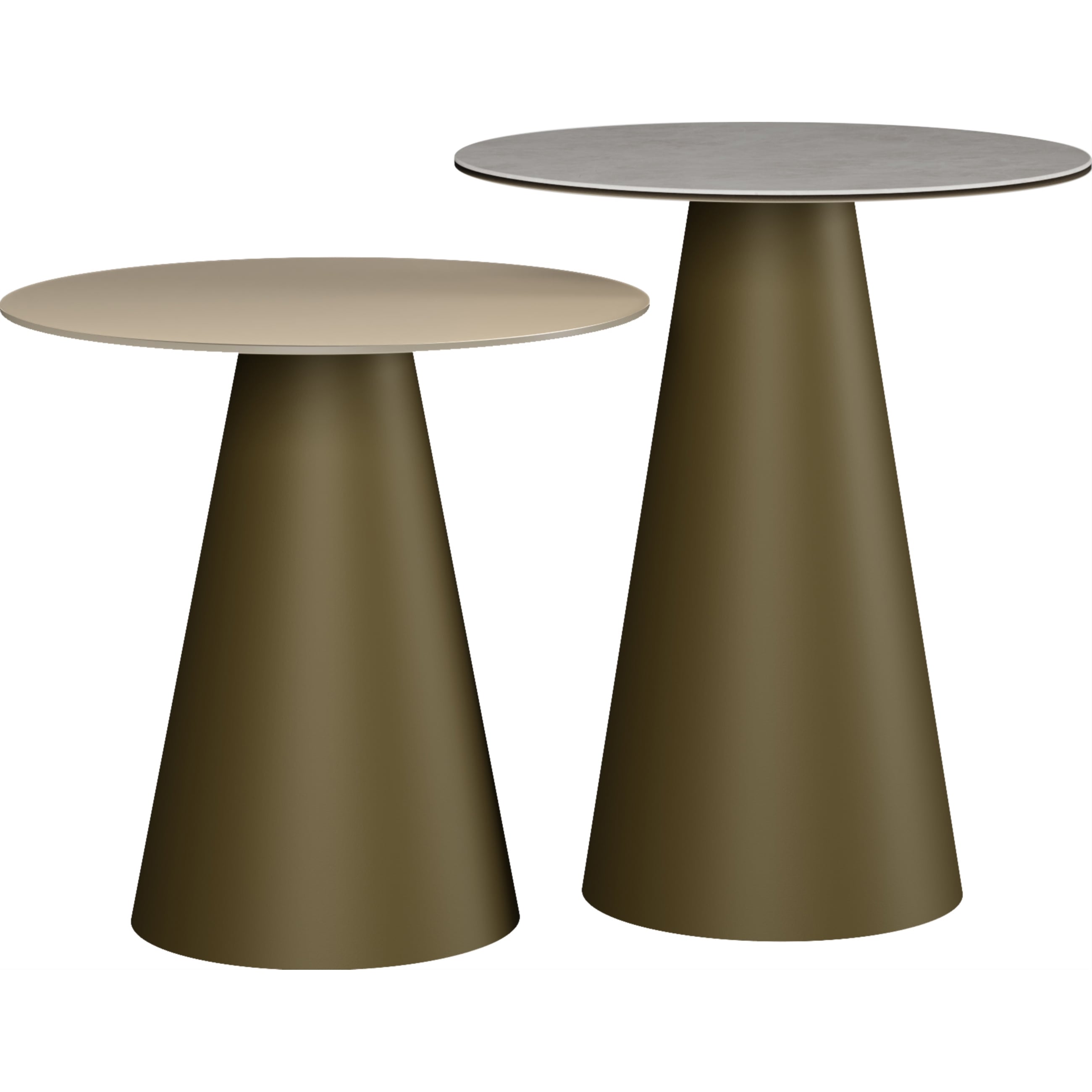 DIAMOND CREAM KONİK SEHPA