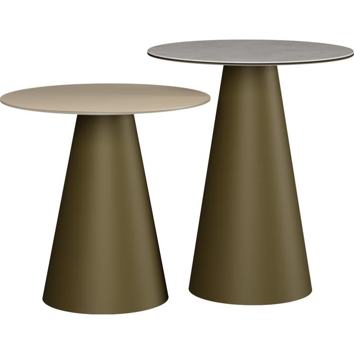 DIAMOND CREAM KONİK SEHPA