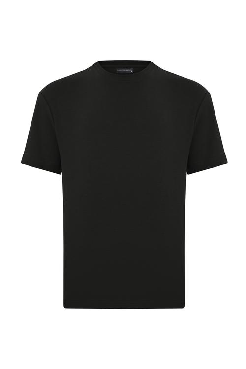 BİSİKLET YAKA PAMUKLU T-SHIRT