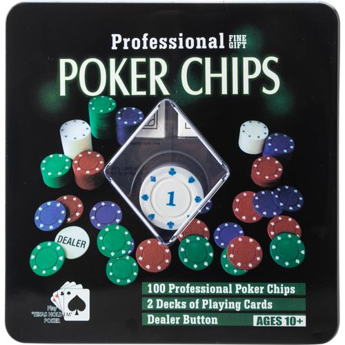  POKER CHIPS 100LÜ+İSKAMBİL OYUNU