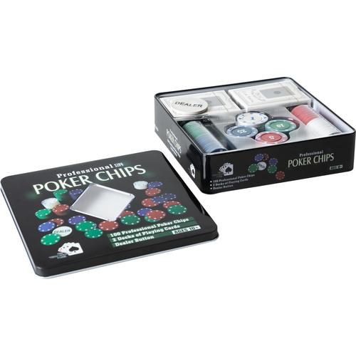  POKER CHIPS 100LÜ+İSKAMBİL OYUNU