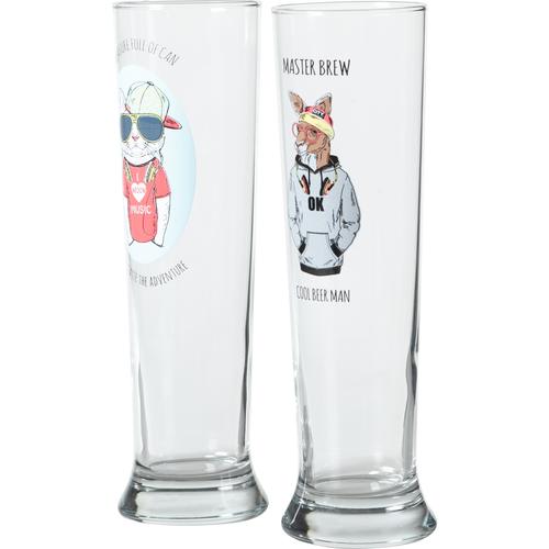  DOG&CAT BİRA BARDAĞI SETİ 2 Lİ 500CC