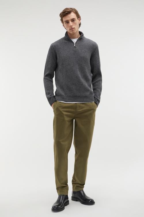  FERMUARLI DİK YAKA KAZAK