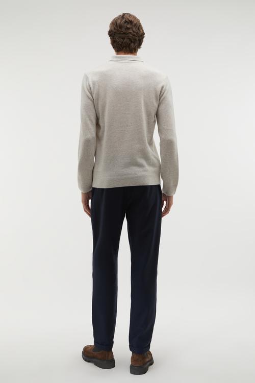  POLO YAKA YÜNLÜ KAZAK