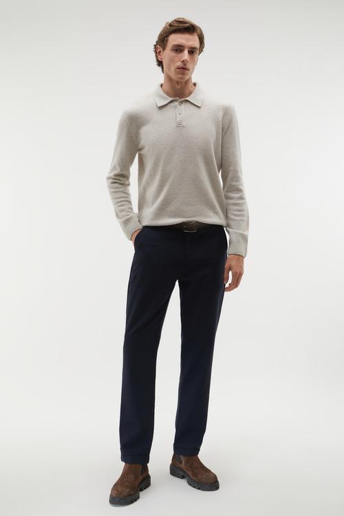  POLO YAKA YÜNLÜ KAZAK