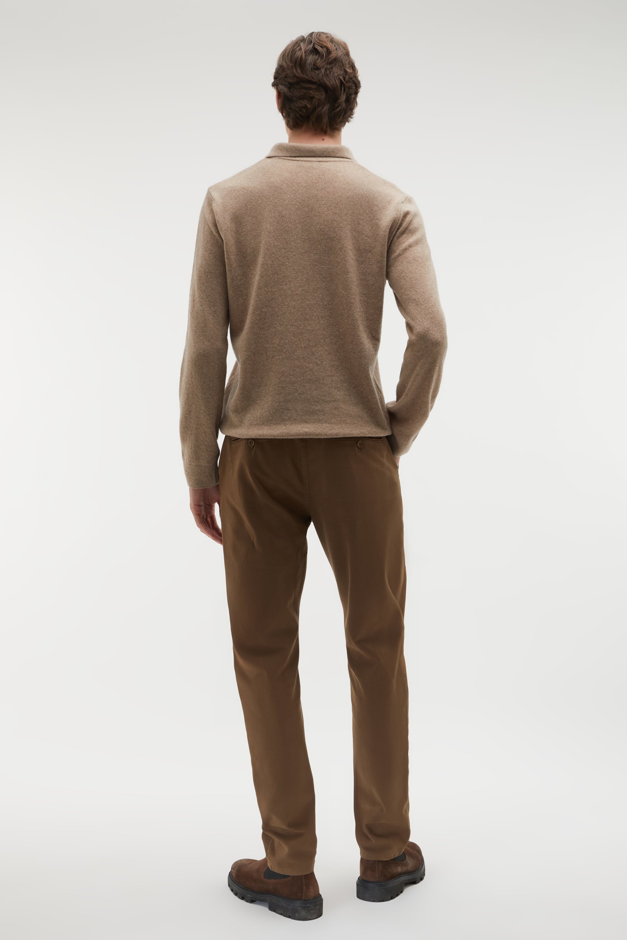 POLO YAKA YÜNLÜ KAZAK