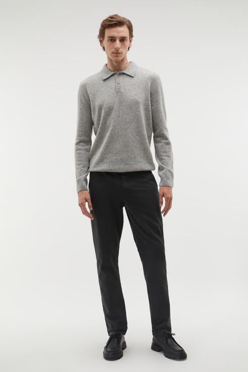  POLO YAKA YÜNLÜ KAZAK